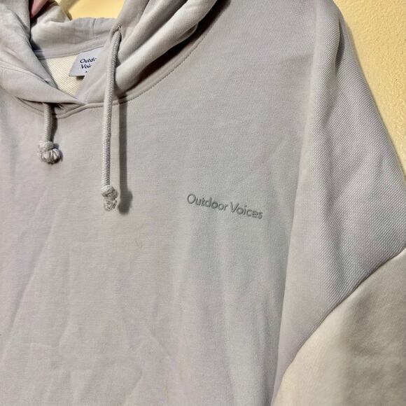 Outdoor Voices Cotton Soft Cotton Terry Oversized Hoodie‎ Size Medium - Picture 7 of 16